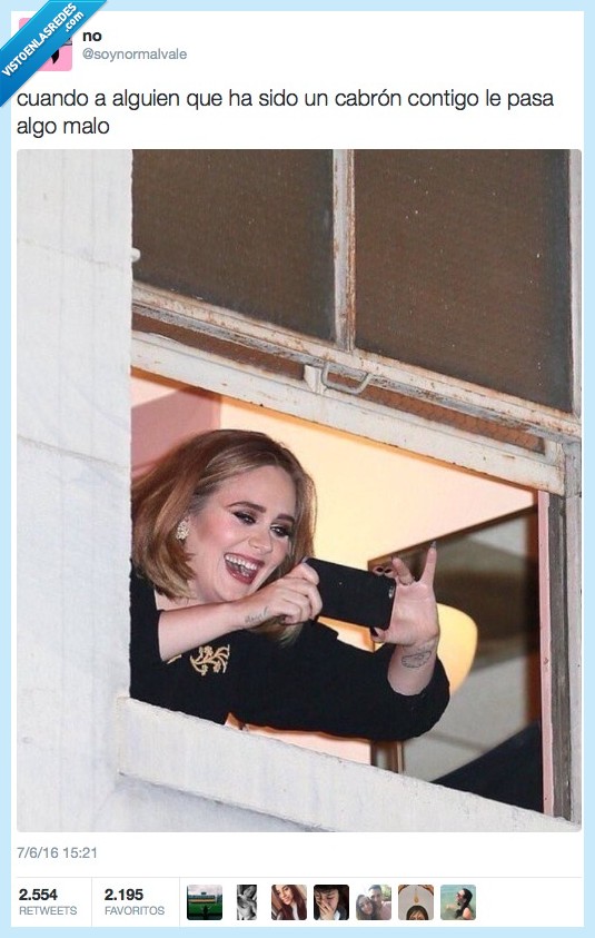 adele,enemigo,algo malo