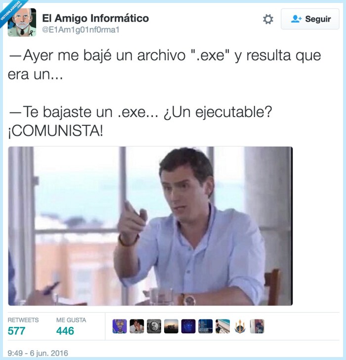 exe,archivos,comunista,ejecutar