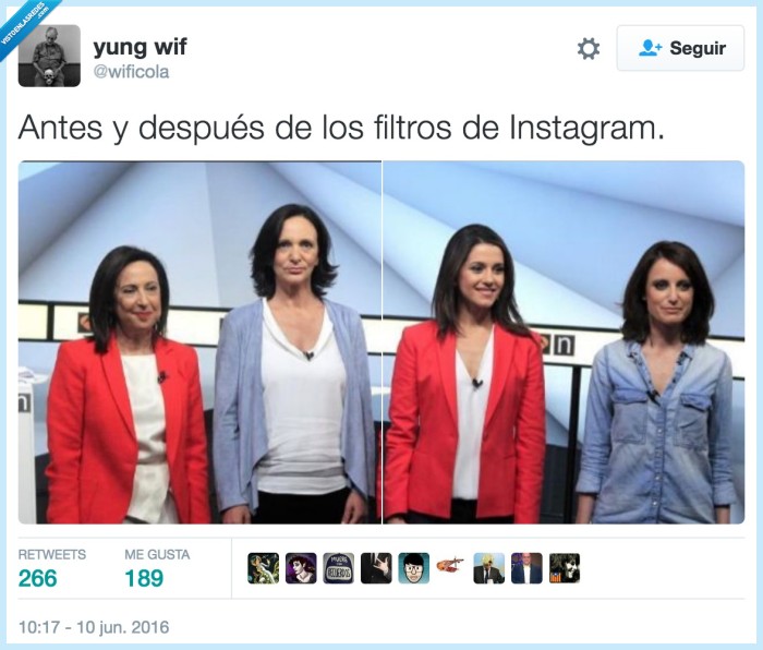 políticas,arrimadas,top,instagram