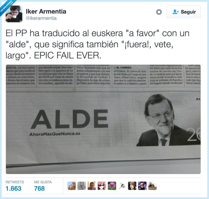 445769 - Alde Rajoy, por @ikerarmentia