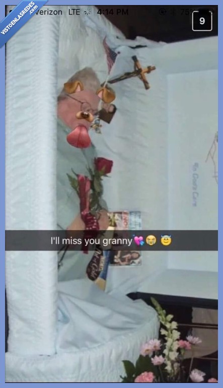 difunta,snapchat,filtro,abuela