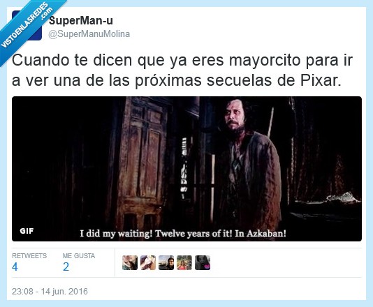 pixar,azkaban,secuelas,edad