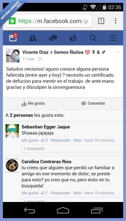 defunción,certificado,facebook,pedir,documento