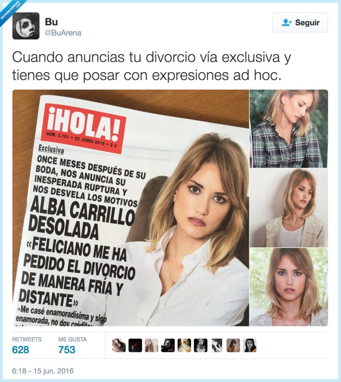 divorcio,separación,cara,exclusiva,alba carrillo