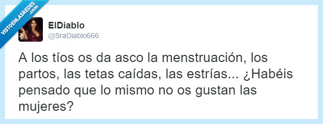 mujeres,menstruacion,parto,asco,hombres