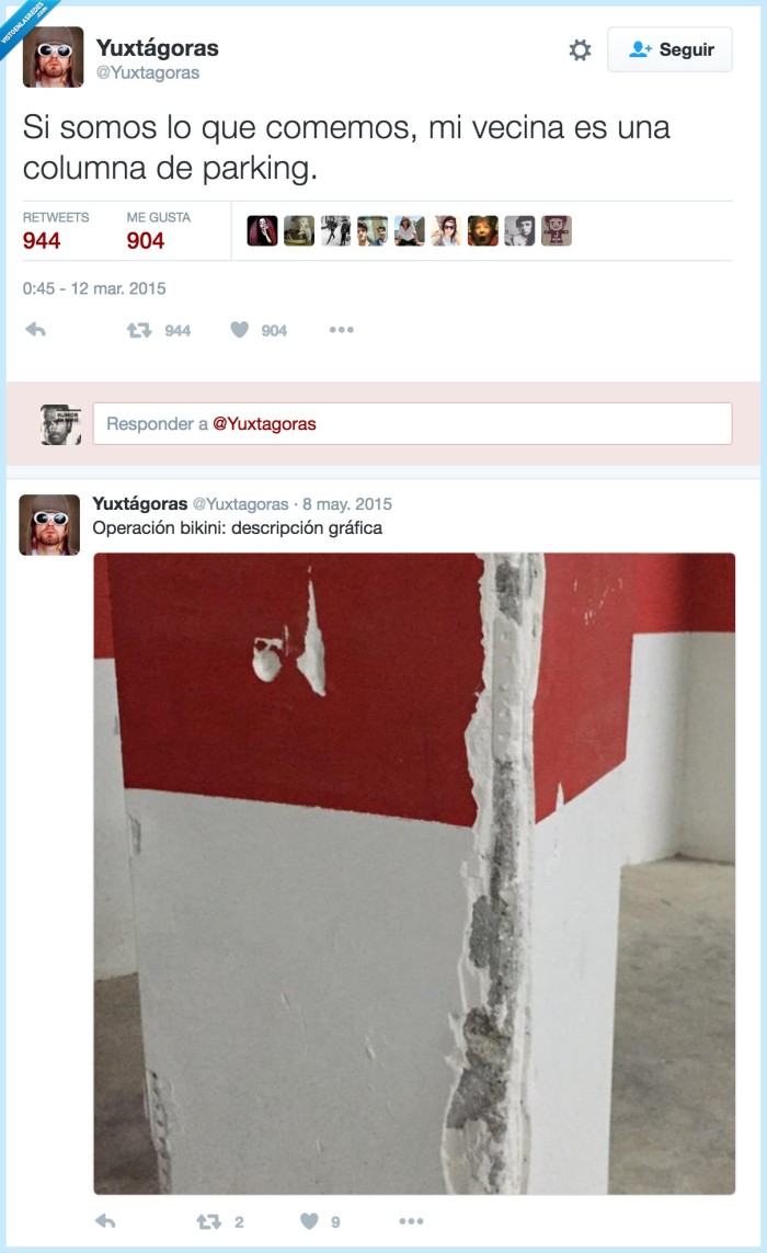 somos lo que comemos,columna,rascar,parking