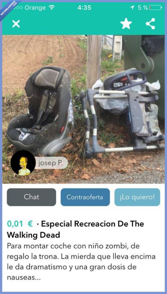 The Walking Dead,ruina,carrito,wallapop