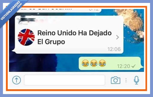 reino unido,brexit,whatsapp,abandona grupo