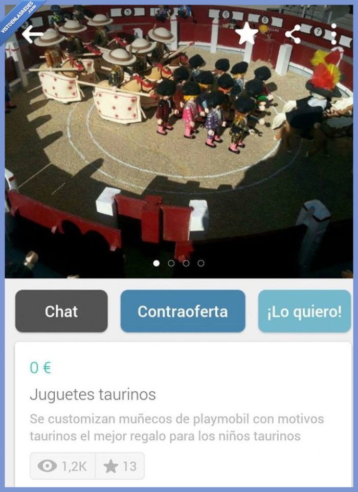 taurinos,wallapop,wallapuff,playmobil