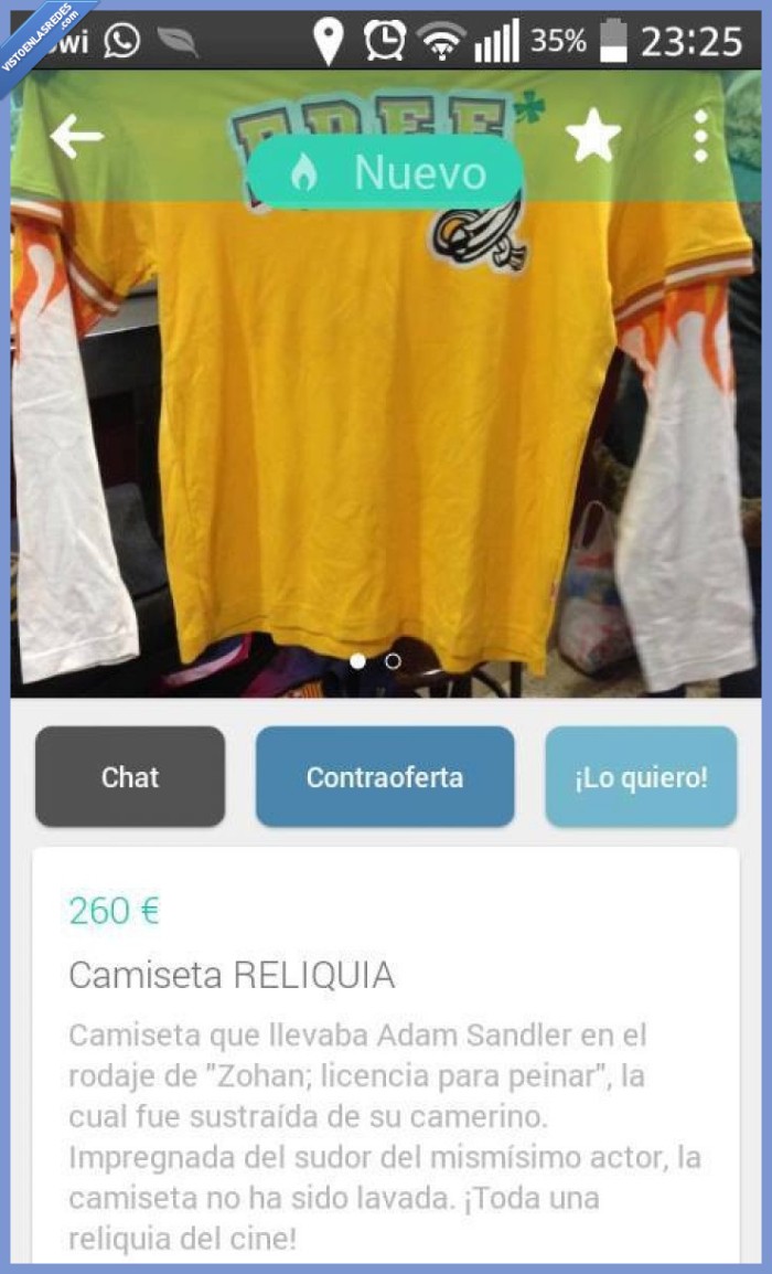 wallapuff,camiseta,adam sandler,wallapop,sudada