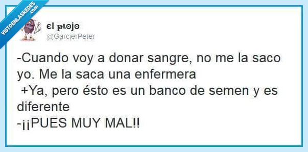 donar,sangre,esperma enfermera