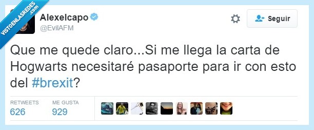 hogwarts,brexit,pasaporte,venga cartita ven de una vez