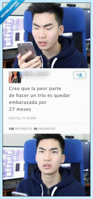 embarazo,trío