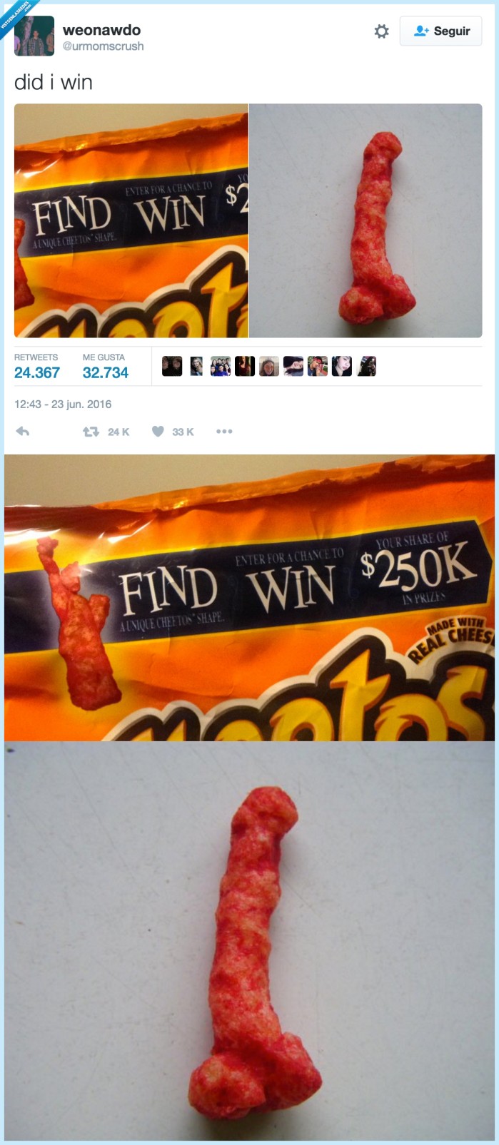 cheetos,sorteo,viaje,ganchitos,forma