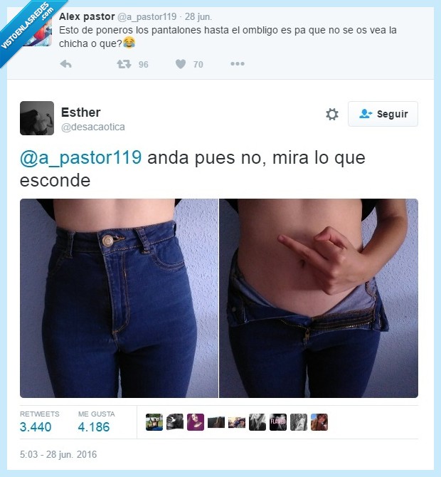 chicha,ombligo,pantalón,esconder