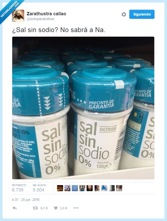 sodio,sal,sabor,Na,símbolo,tabla periódica