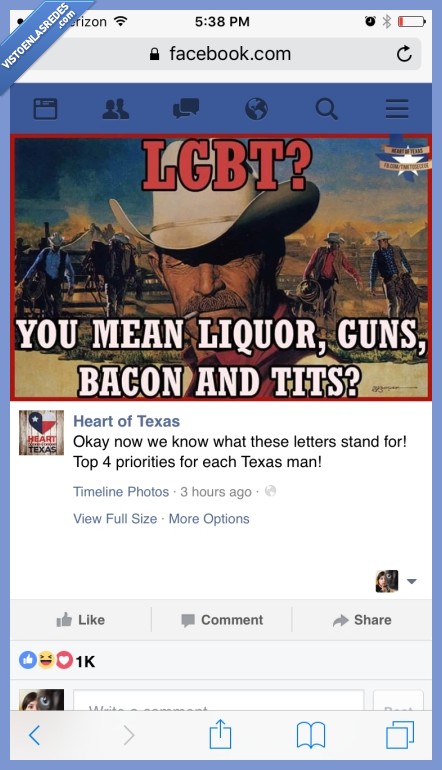 lgbt,liquor,guns,bacon