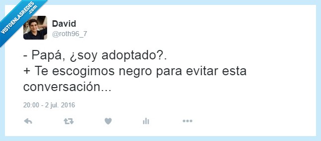 negro,niño,adoptado,humor negro
