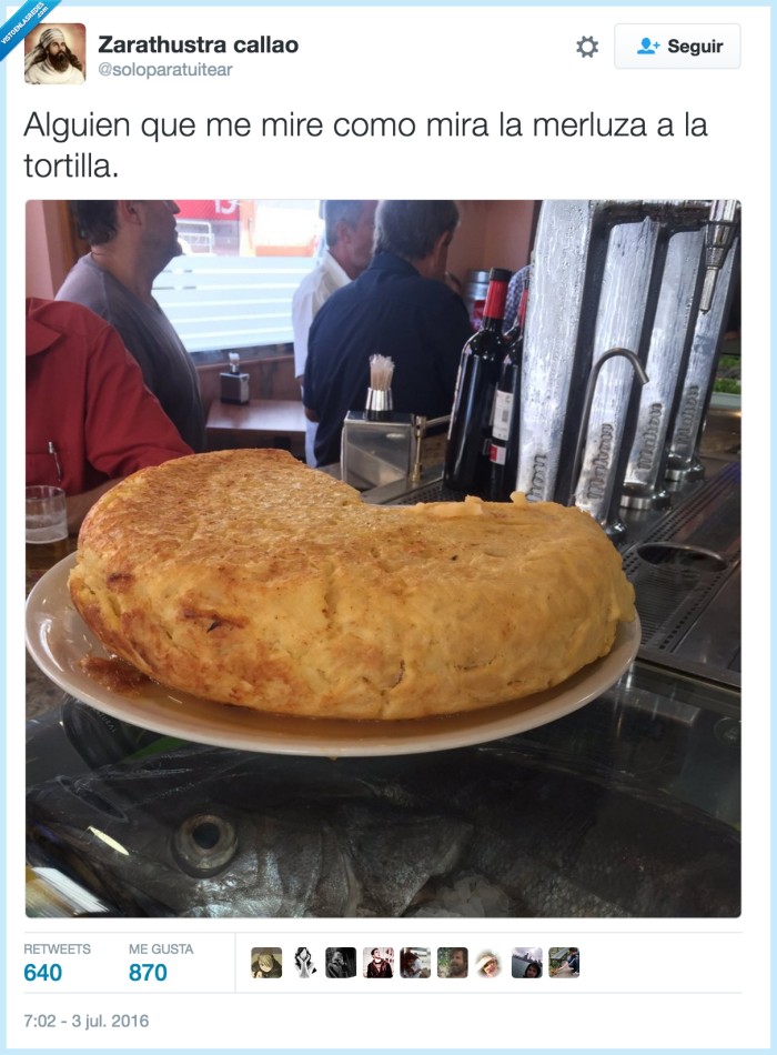 merluza,tortilla de patata