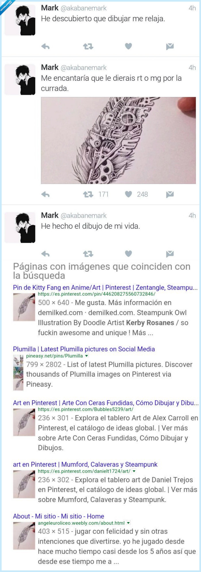 mentiroso,postureo,dibujo,plagio