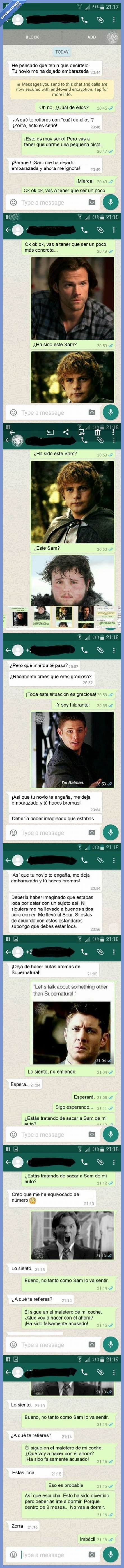 embarazada,trol,broma,whatsapp