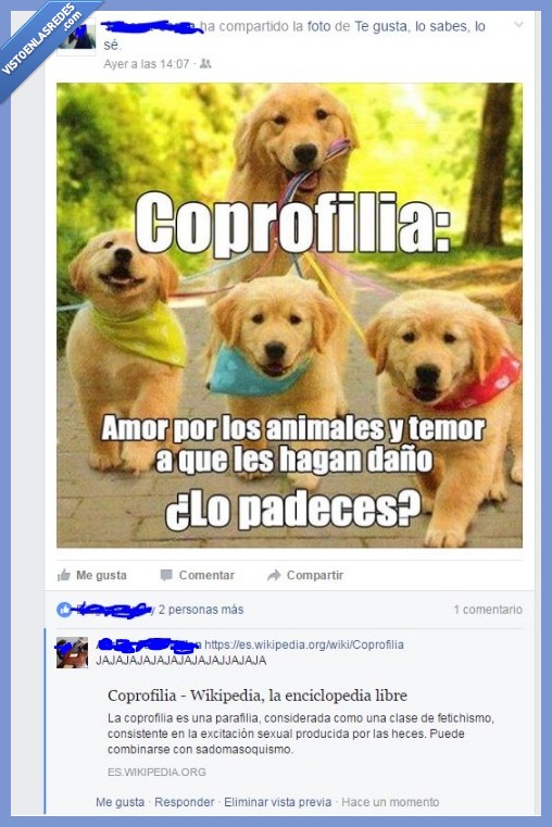 Coprofilia,perritos,inculta