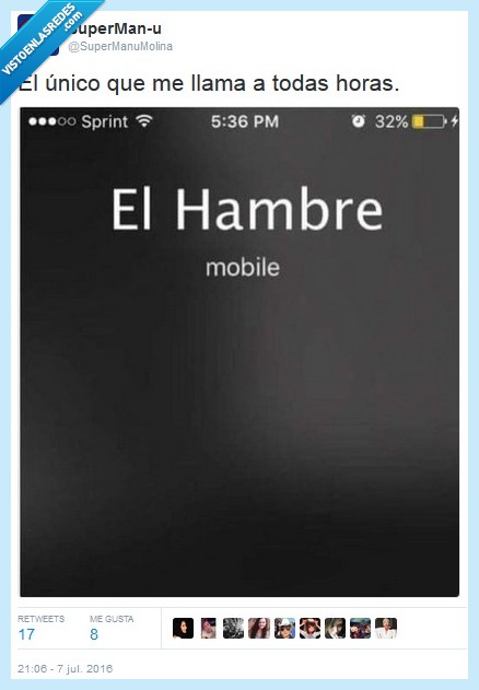 hambre,llamar,único