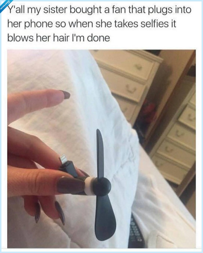 ventilador,pelo,móvil,selfies