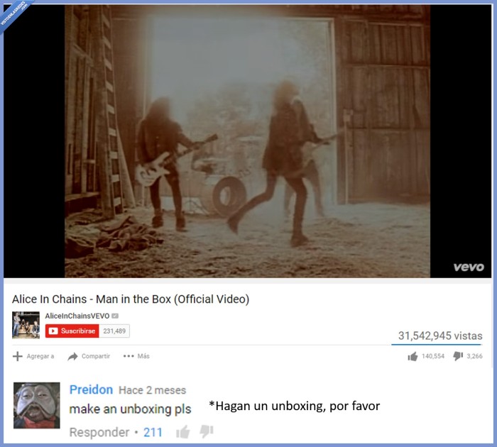 Alice in Chains,Unboxing,Man in the Box,Nien Nunb