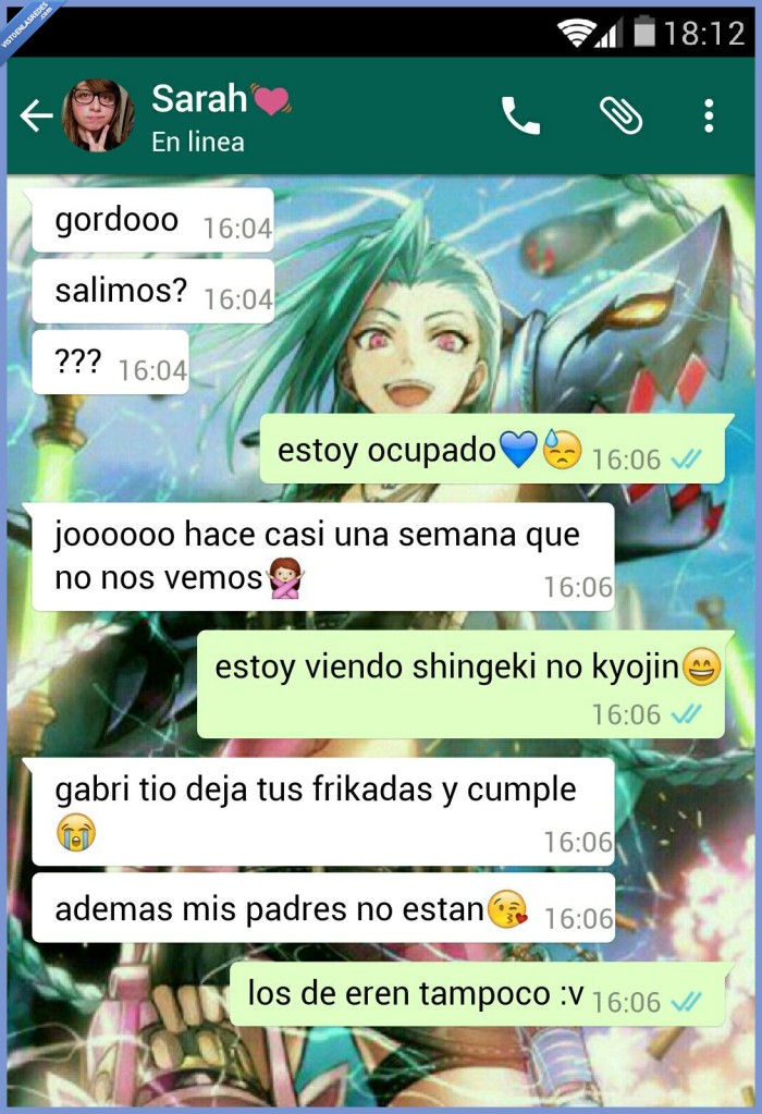 shingeki no kyojin,anime,novios