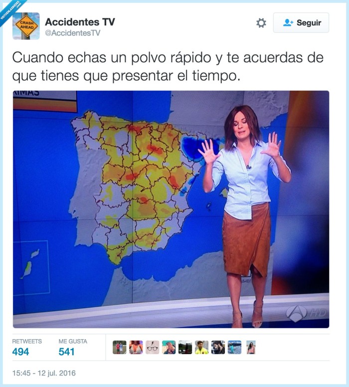 tiempo,presentadora