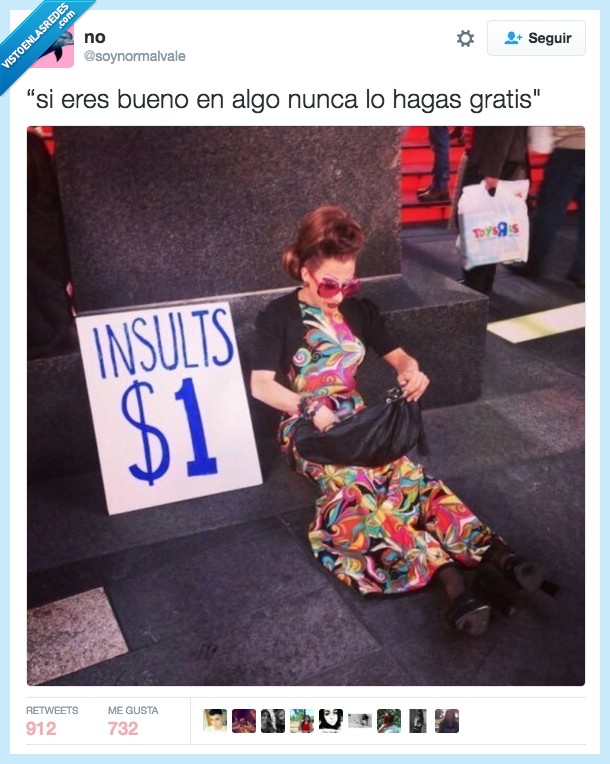 insultos,vender,precio,negocio