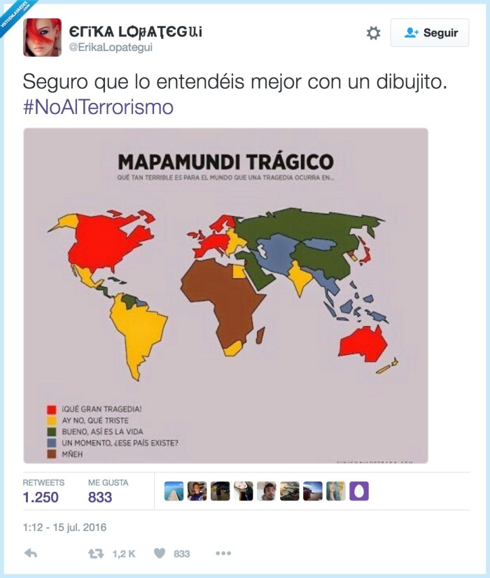 tragedia,países