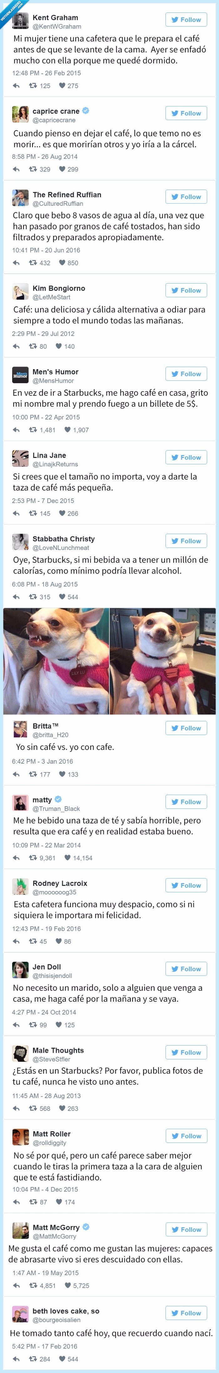 cafe,tuits,recopilación,vivir,adicción