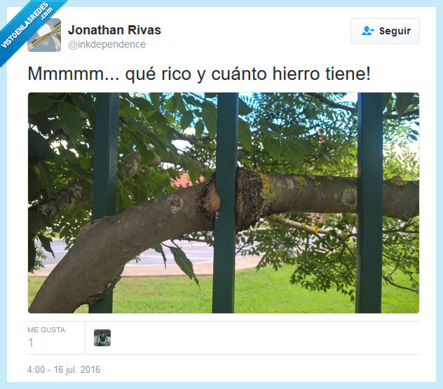 árbol,hierro,hambre