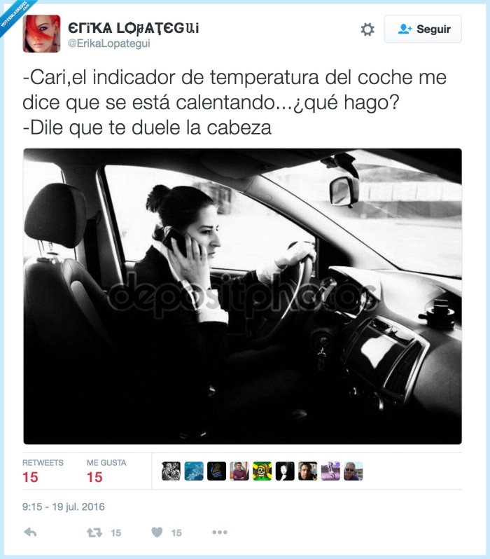 calentar,dolor de cabeza