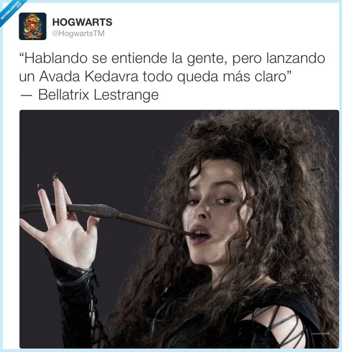 448039 - Simplemente Bellatrix Lestrange, por @HogwartsTM