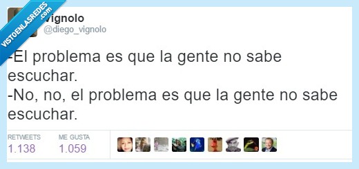 escuchar,problema