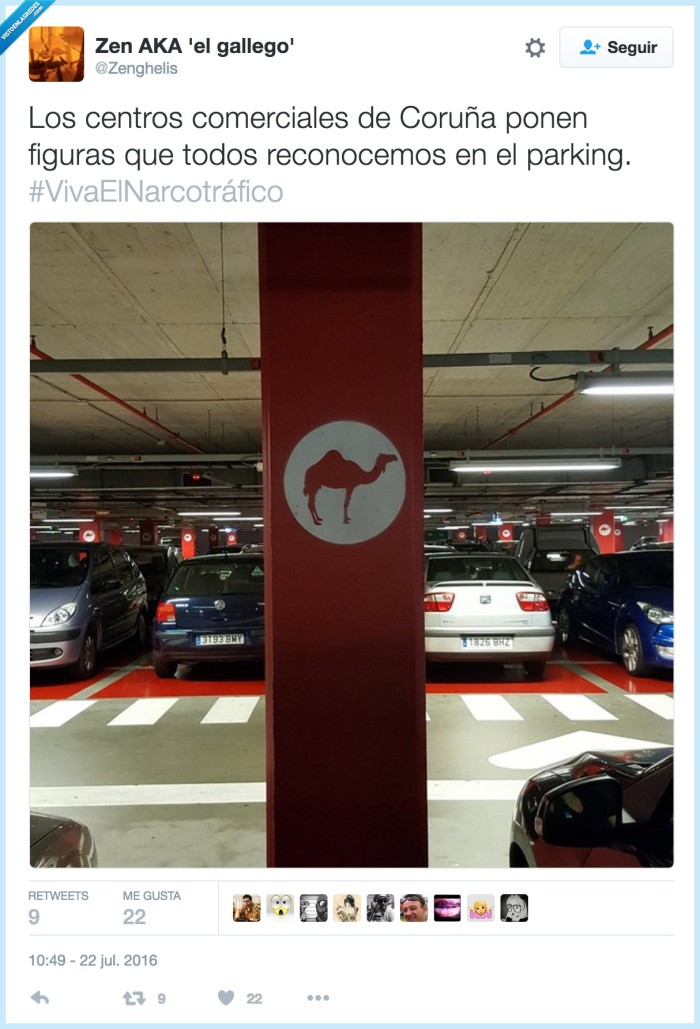 camello,señal,parking