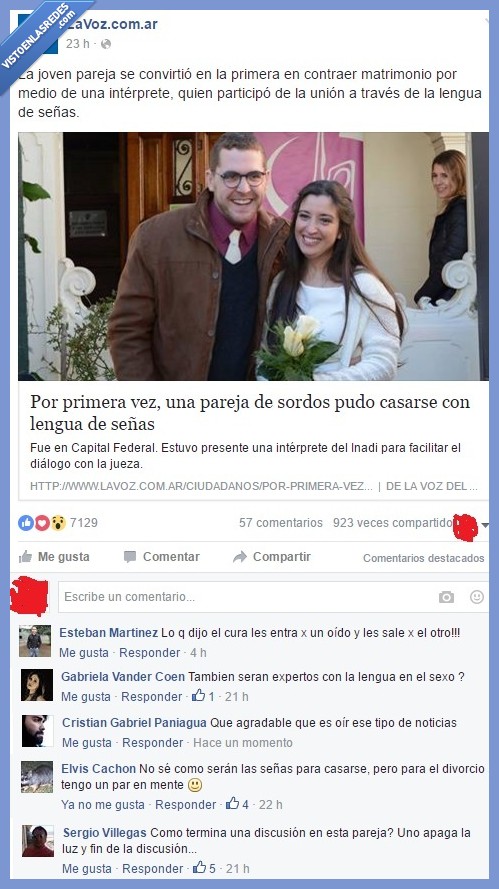 sordos,casamiento,oidos,matrimonio,humor,comentarios