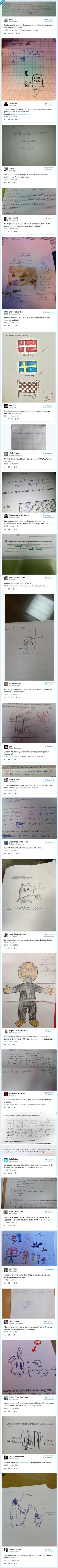 examen,respuestas,twitter,alumnos
