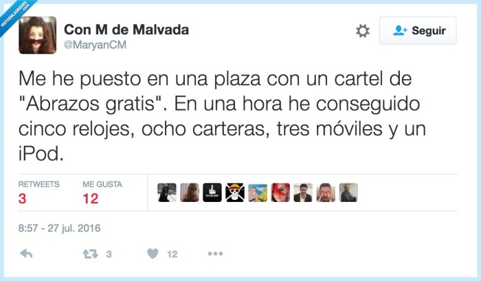 abrazos gratis,pardillos,robar