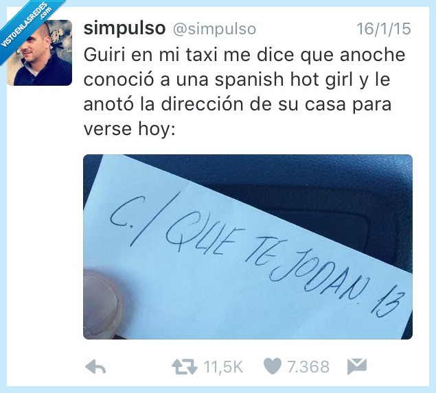 zasca,ligar,taxi,que te jodan