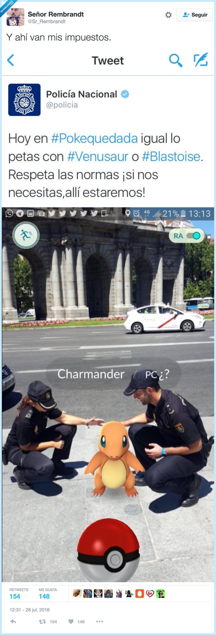 pokémon go,policia,graciosos