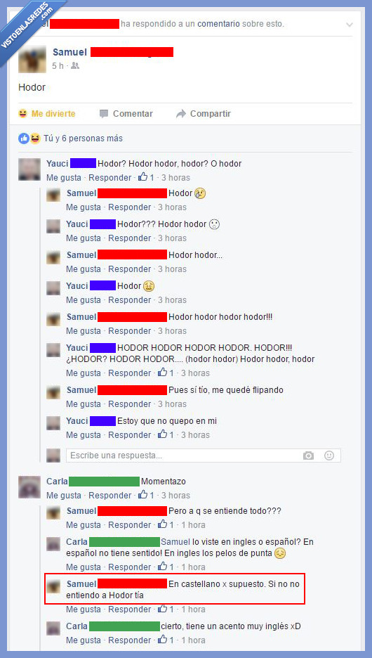 hodor,conversación,juego de tronos