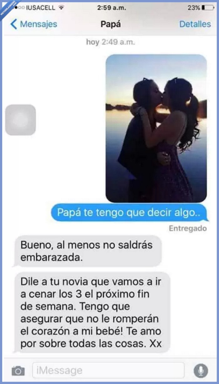 lesbiana,hija,confesión,padre