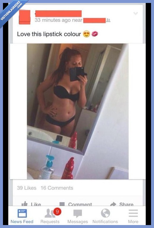 pintalabios,postureo,attention