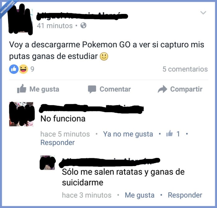 pokémon go,estudiar