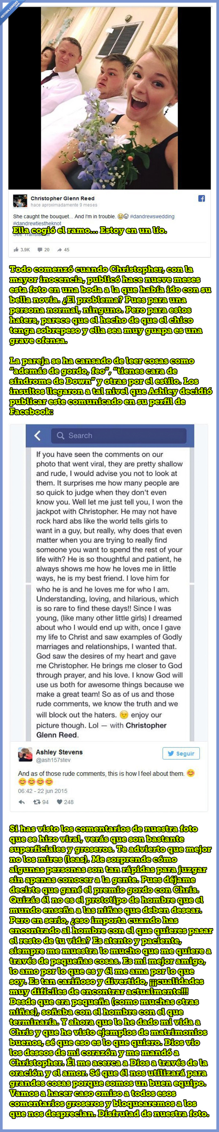 novios,prometida,gordo,insultos