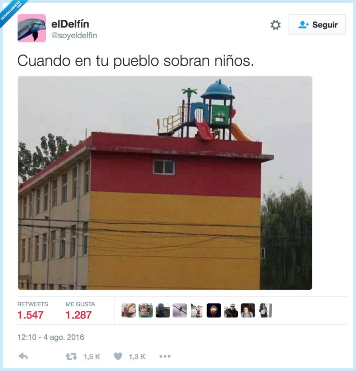 niños,columpio,azotea